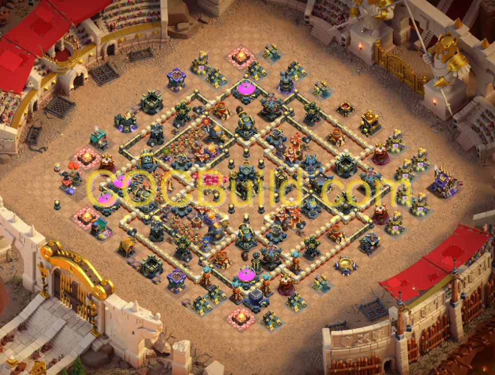 TH level 17 Legend League Base