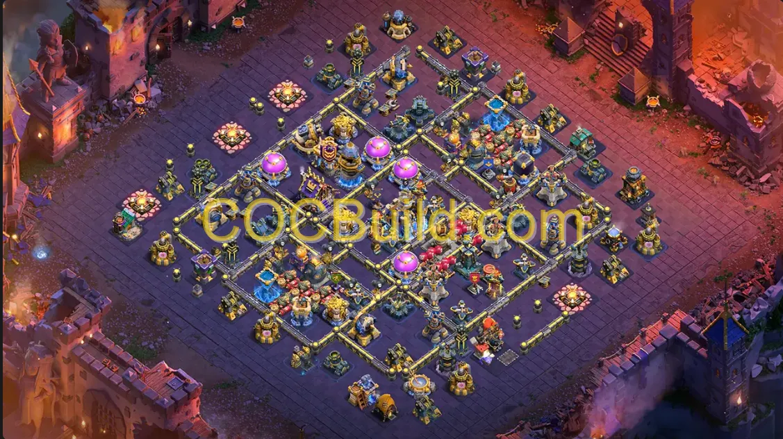 Town Hall Level 18 WAR / CWL Base