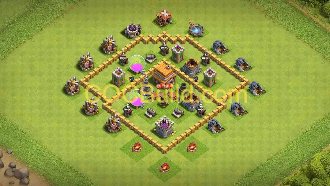 Town Hall Level 5 Farming Base