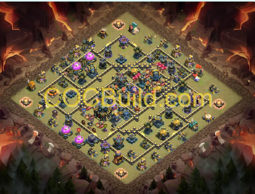 Town Hall Level 17 WAR / CWL Base