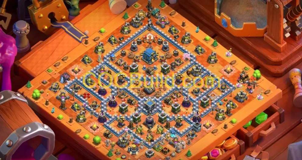 Town Hall Level 12 WAR / CWL Base