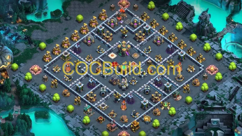 Town Hall Level 14 Defense Base