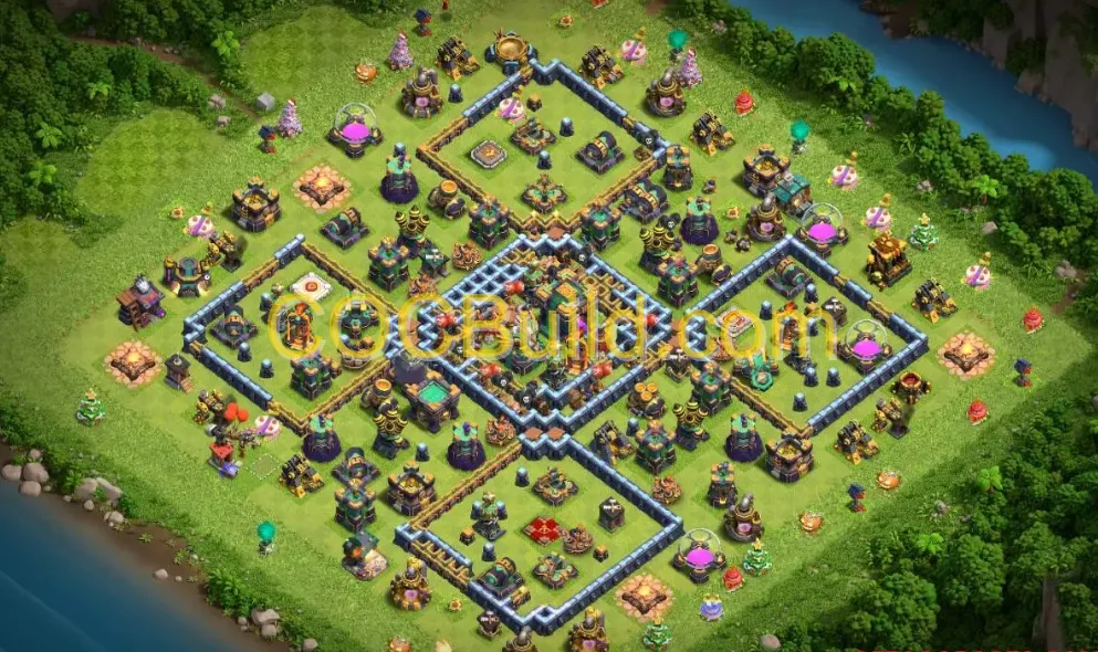 Town Hall Level 14 Defense Base