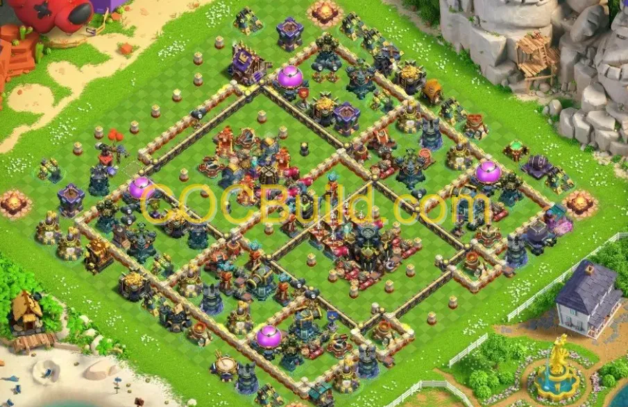 Town Hall Level 17 Defense Base