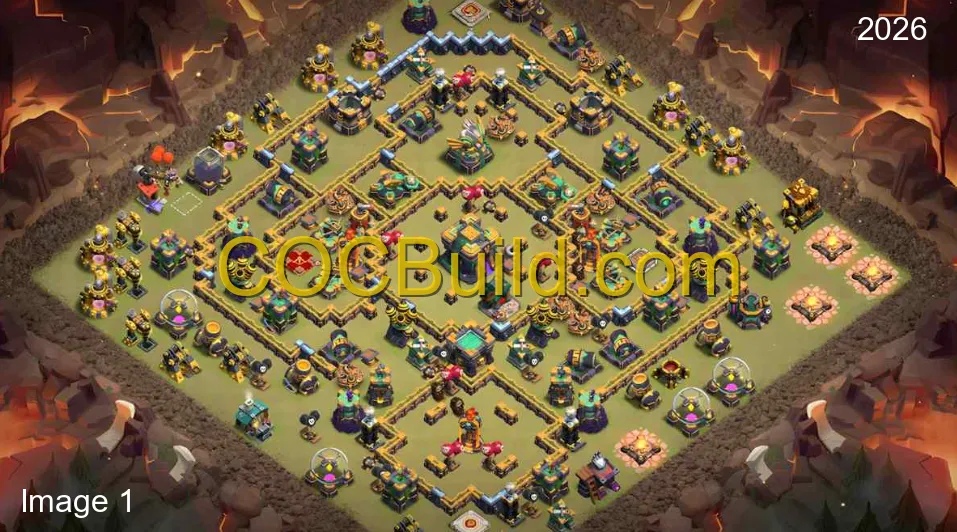 Town Hall Level 14 WAR / CWL Base