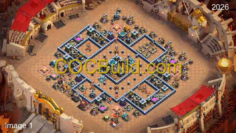 Town Hall Level 13 WAR / CWL Base