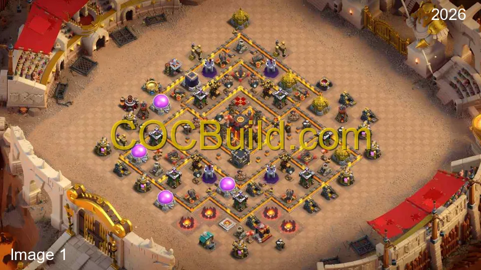 Town Hall Level 10 WAR / CWL Base