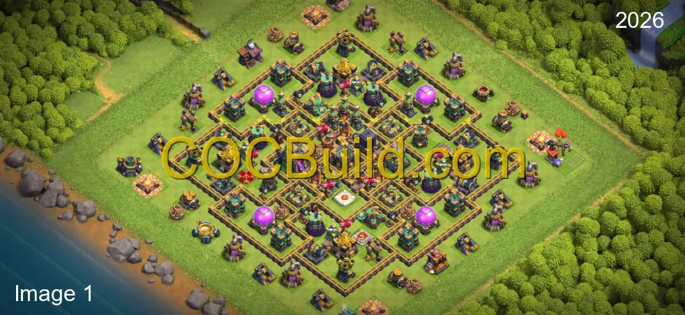 Town Hall Level 14 Defense Base