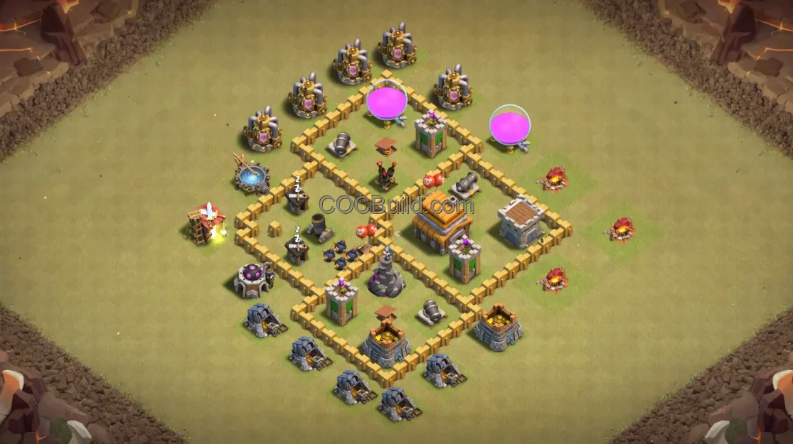 TH9 Farming Base Layout