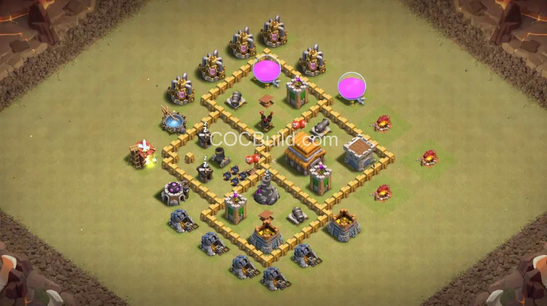 TH8 Farming Base Layout