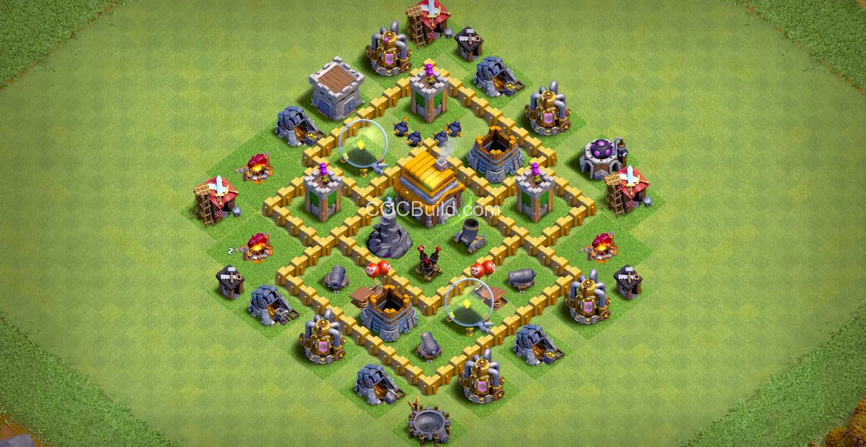 TH5 Aménagement de la base hybride de l'hôtel de ville 5 base layout