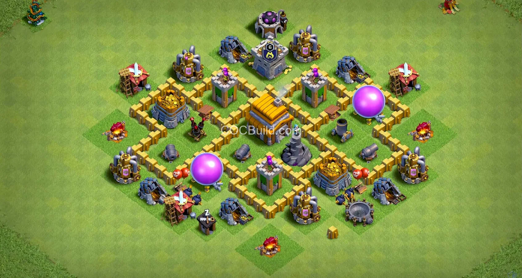 TH5 Aménagement de la base hybride de l'hôtel de ville 5 base layout