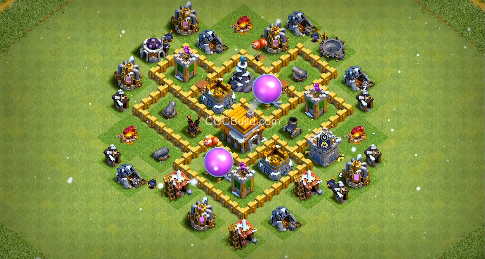 TH5 Aménagement de la base hybride de l'hôtel de ville 5 base layout