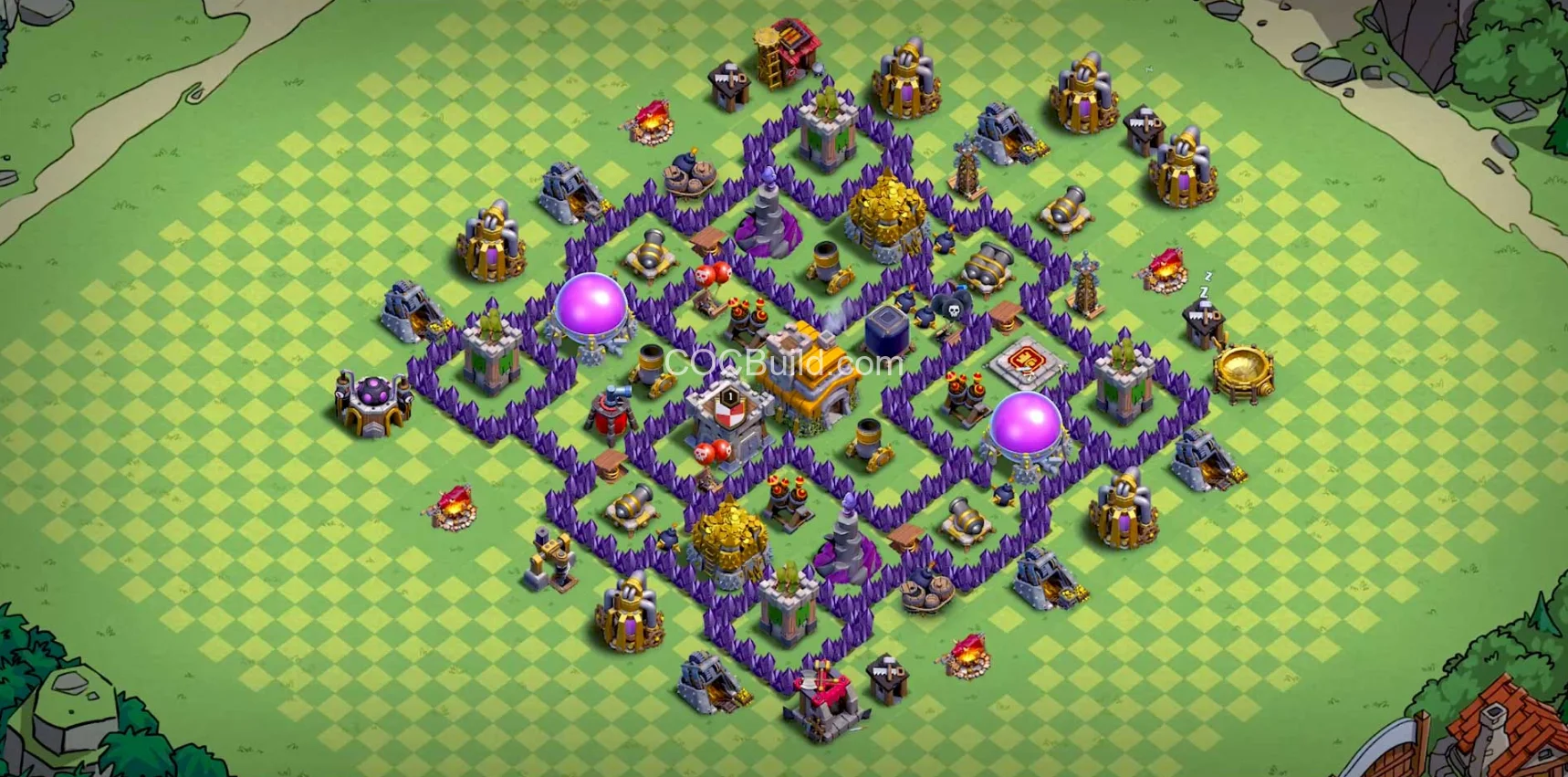 TH7 Aménagement de la base agricole de l'hôtel de ville 7 base layout
