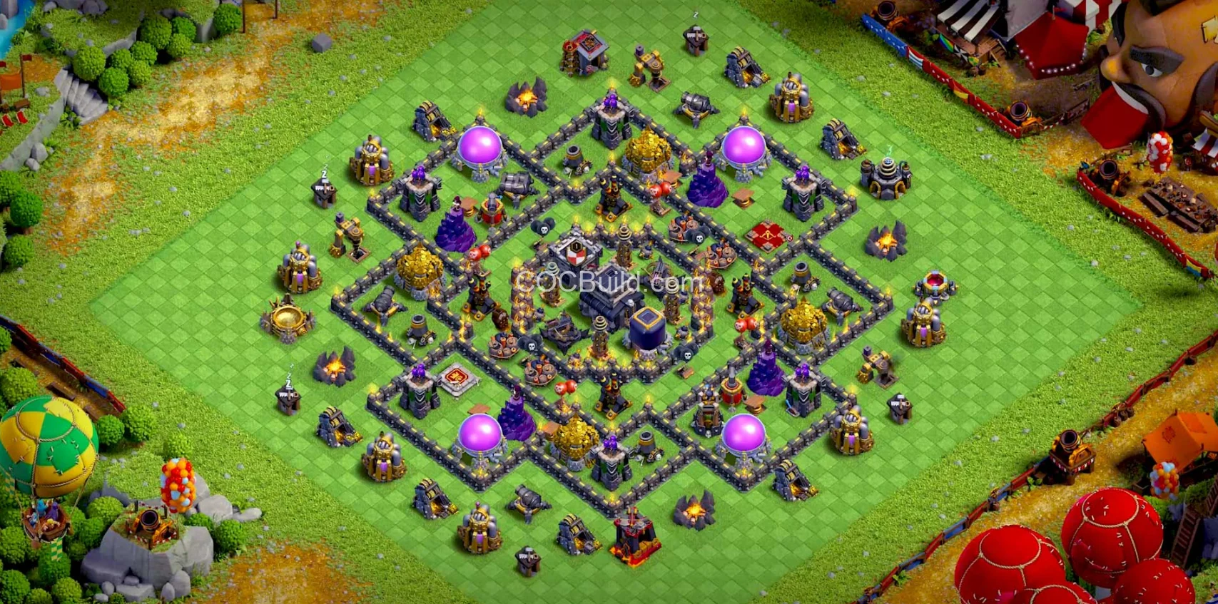 TH9 Aménagement de la base agricole de l'hôtel de ville 9 base layout