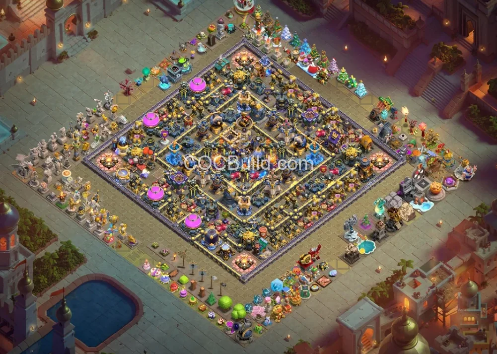 Town Hall 4 Farming Base Layout