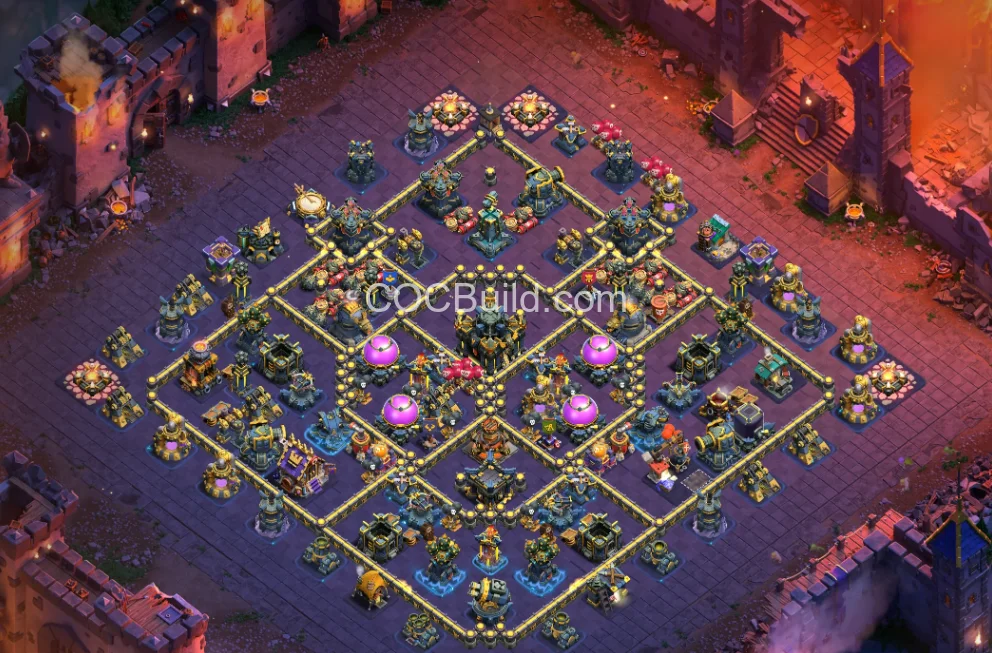 Town Hall 17 Base Layout