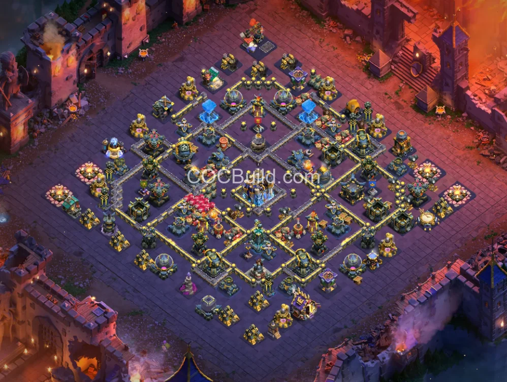 TH18 Belediye Binası 18 Üs Düzeni base layout