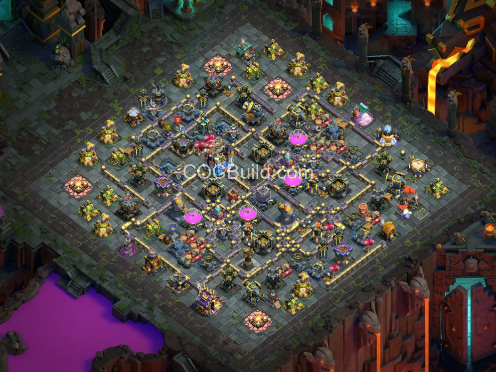TH18 Hôtel de ville 18 - Plan de base base layout