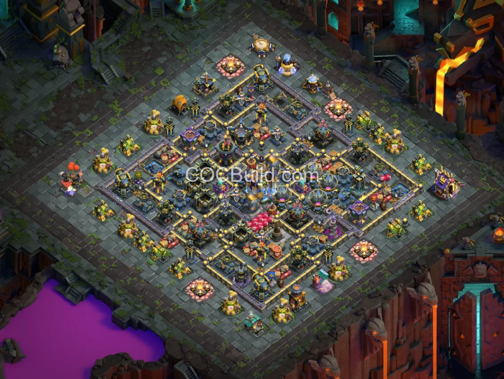 TH18 Hôtel de ville 18 - Plan de base base layout