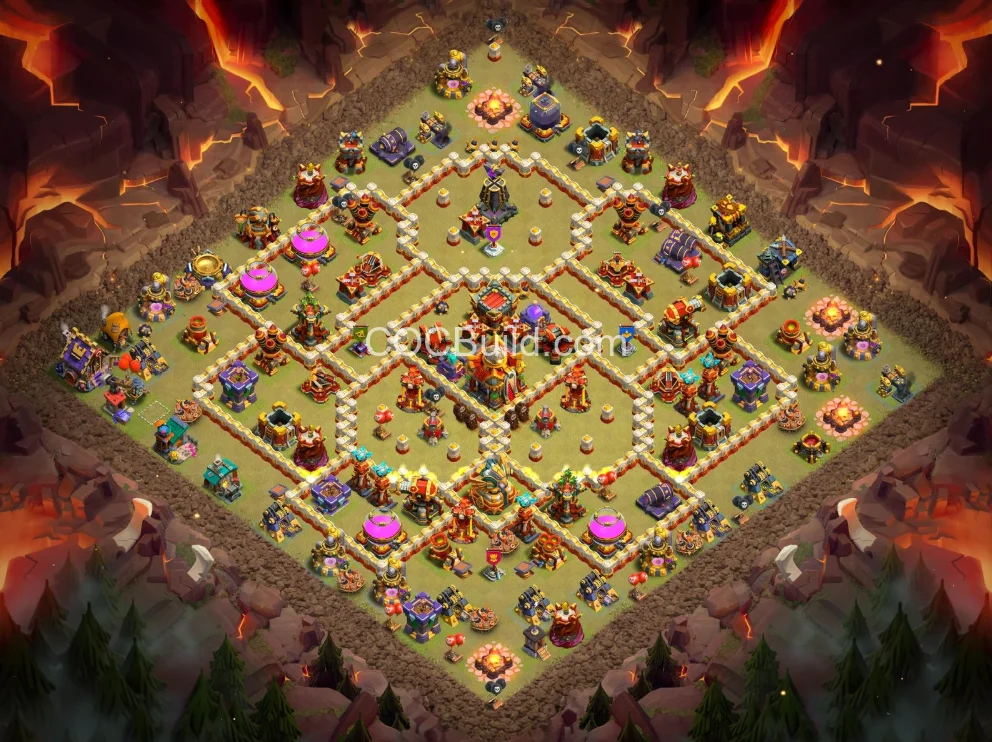 TH16 Disposición de la base del Ayuntamiento 16 base layout