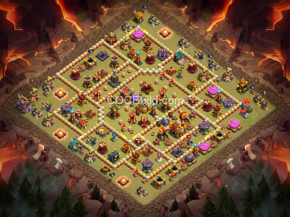 TH16 Disposición de la base del Ayuntamiento 16 base layout