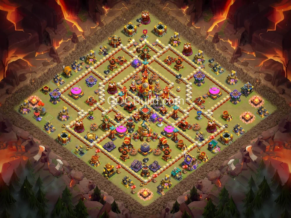 TH16 Disposición de la base del Ayuntamiento 16 base layout