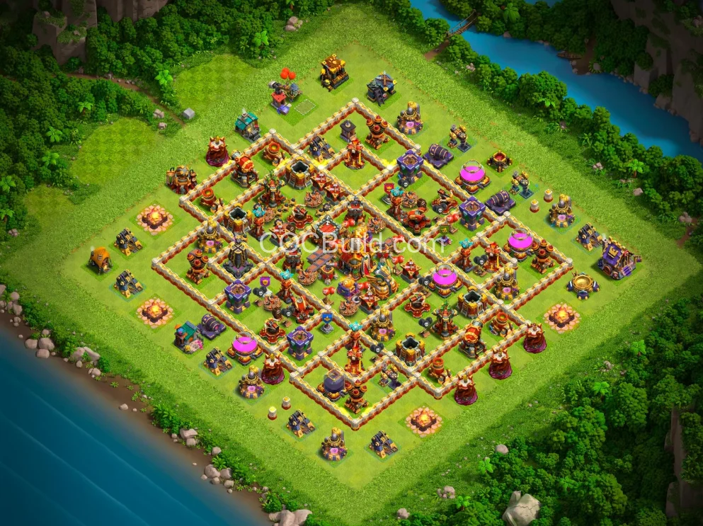 TH16 Disposición de la base del Ayuntamiento 16 base layout