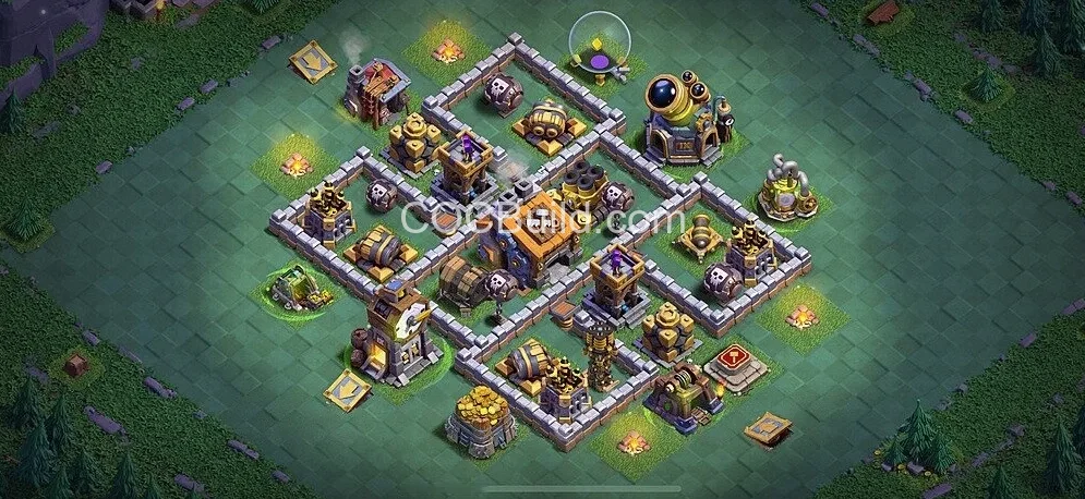 Builder Hall 9 Base Layout