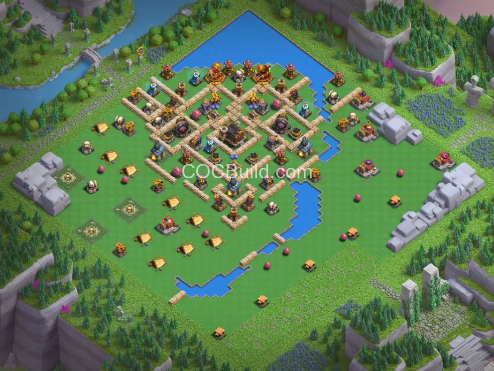 Barbarian camp Level 5 Base Layout