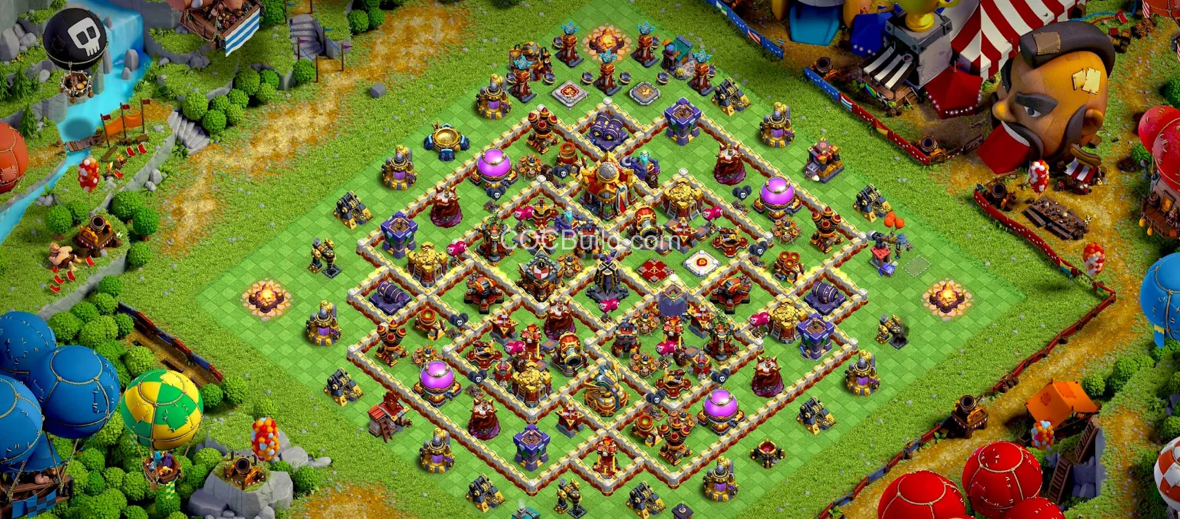 Town Hall 16 Base Layout