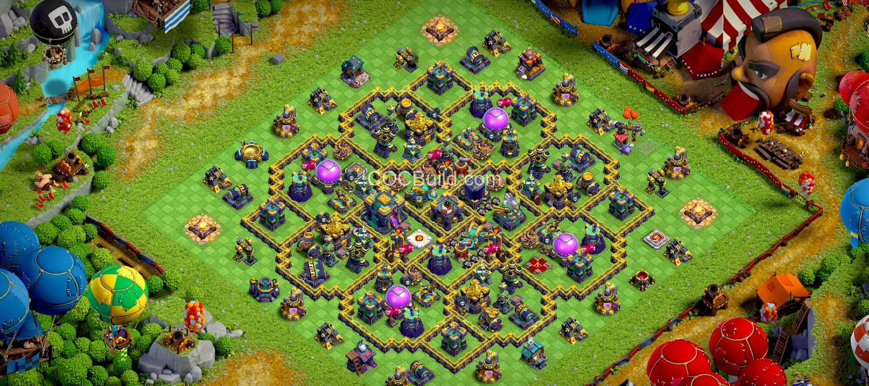 Town Hall 14 Base Layout