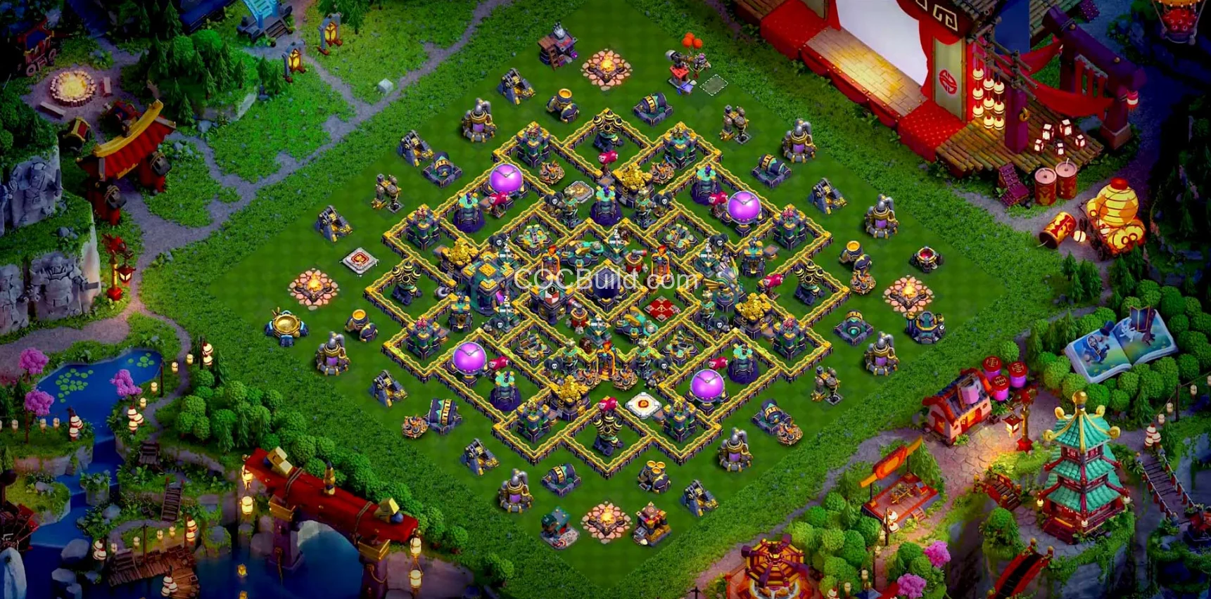 Town Hall 14 Base Layout