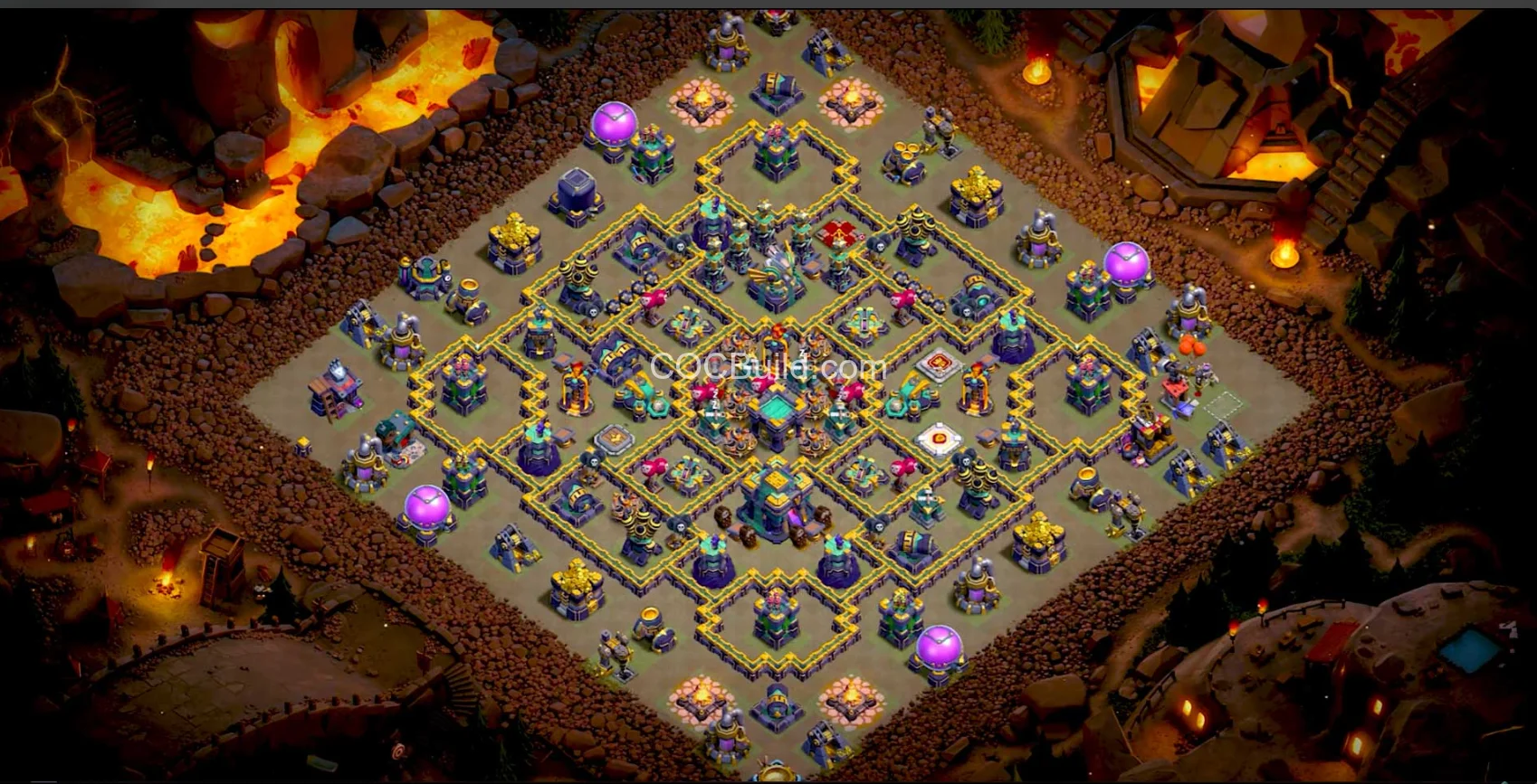 Town Hall 14 Base Layout
