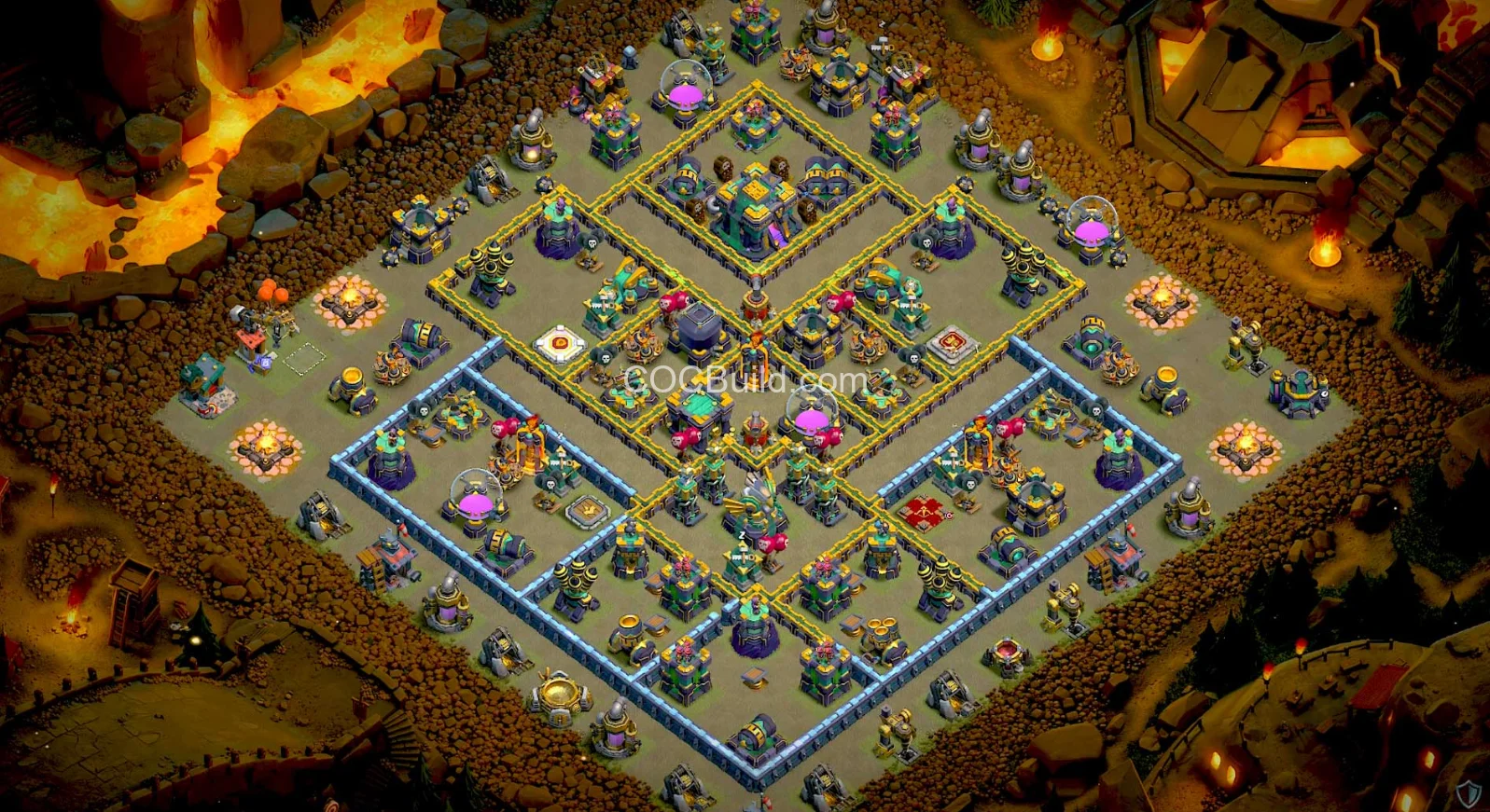 Town Hall 14 Base Layout