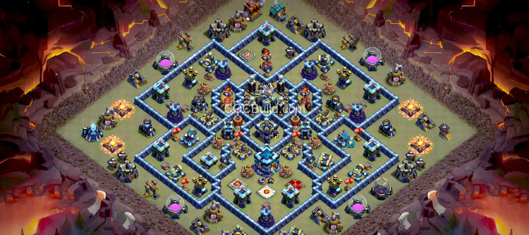 Town Hall 13 Base Layout