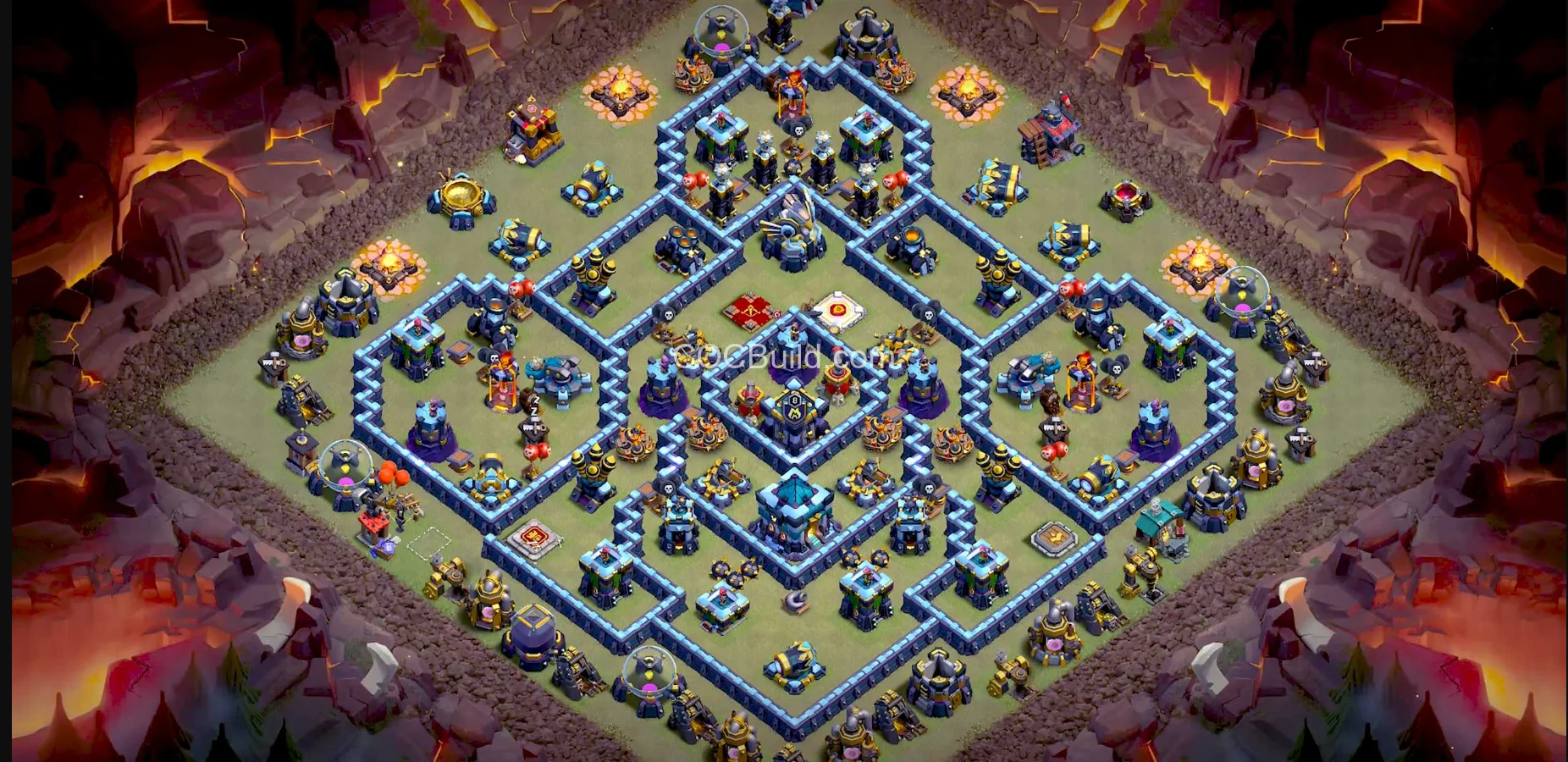 Town Hall 13 Base Layout