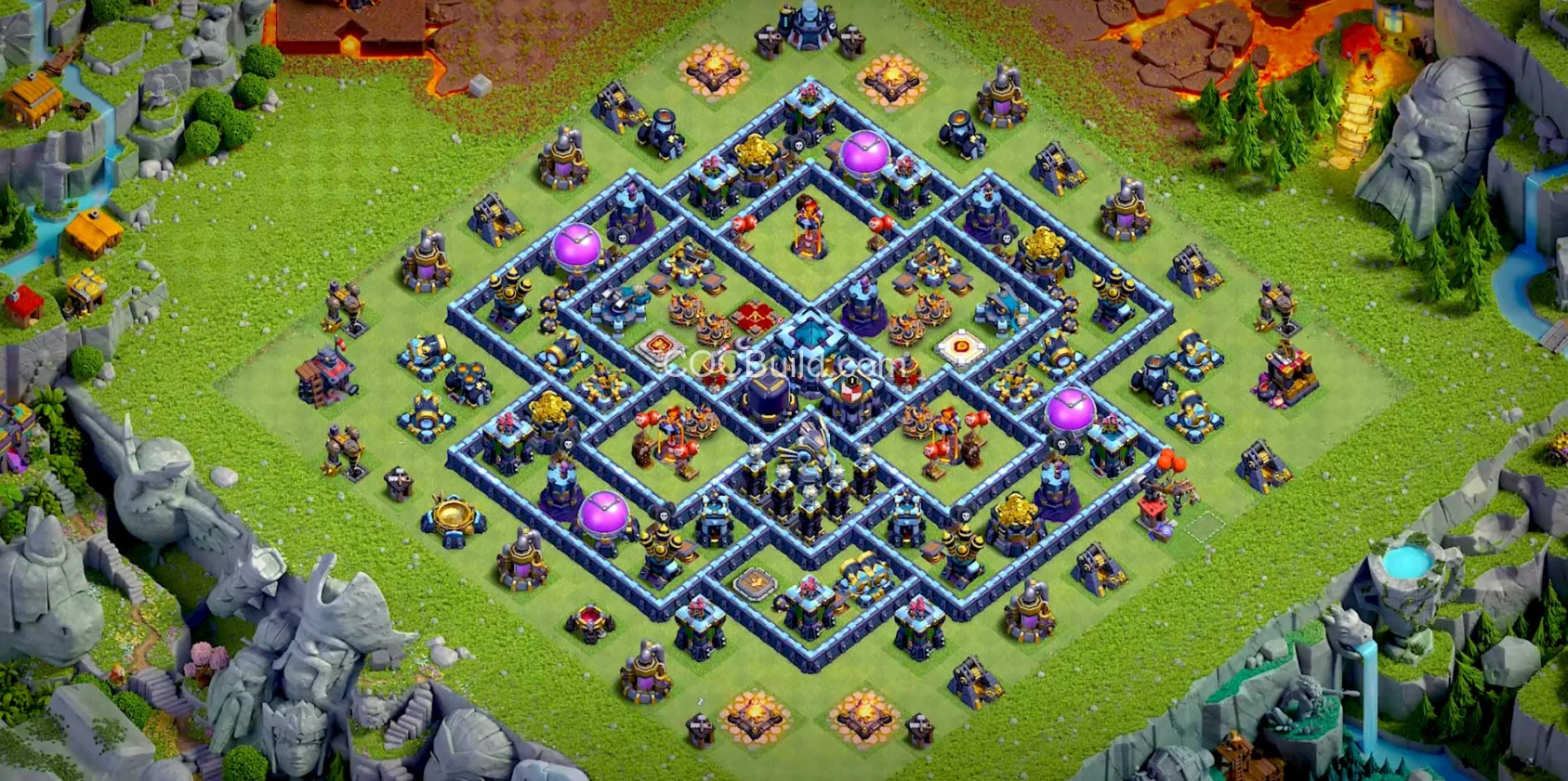 Town Hall 13 Base Layout