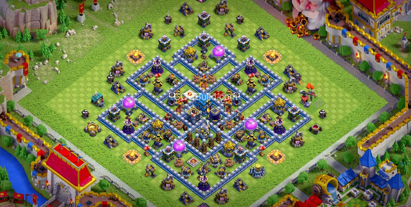 Town Hall 12 Base Layout