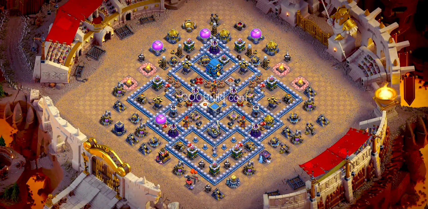 Town Hall 12 Base Layout