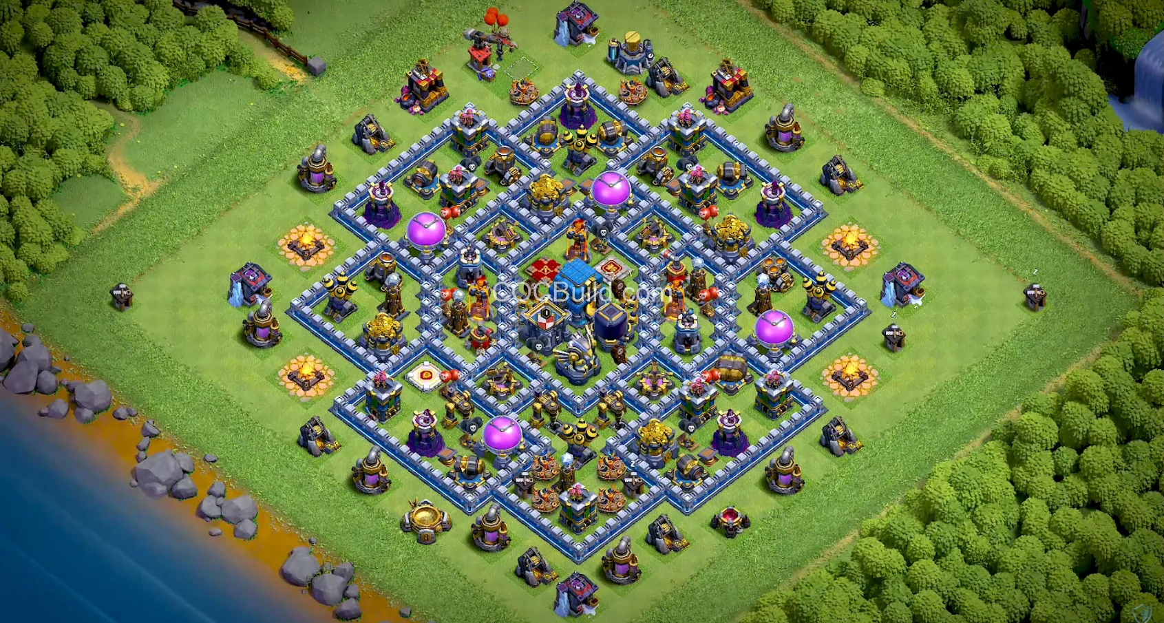 Town Hall 12 Base Layout