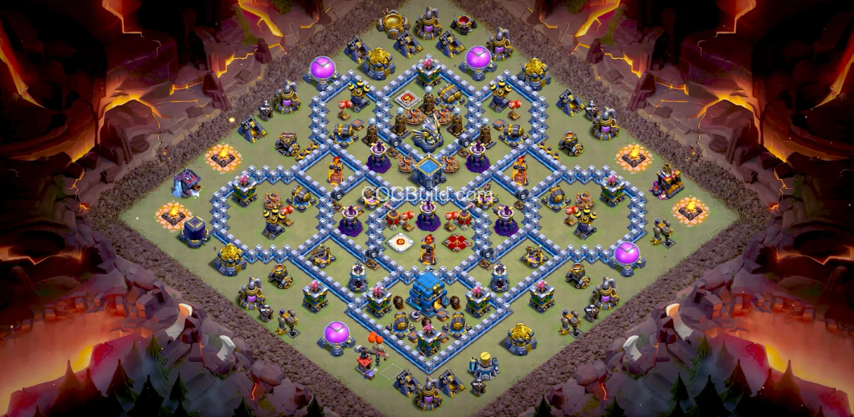 Town Hall 12 Base Layout