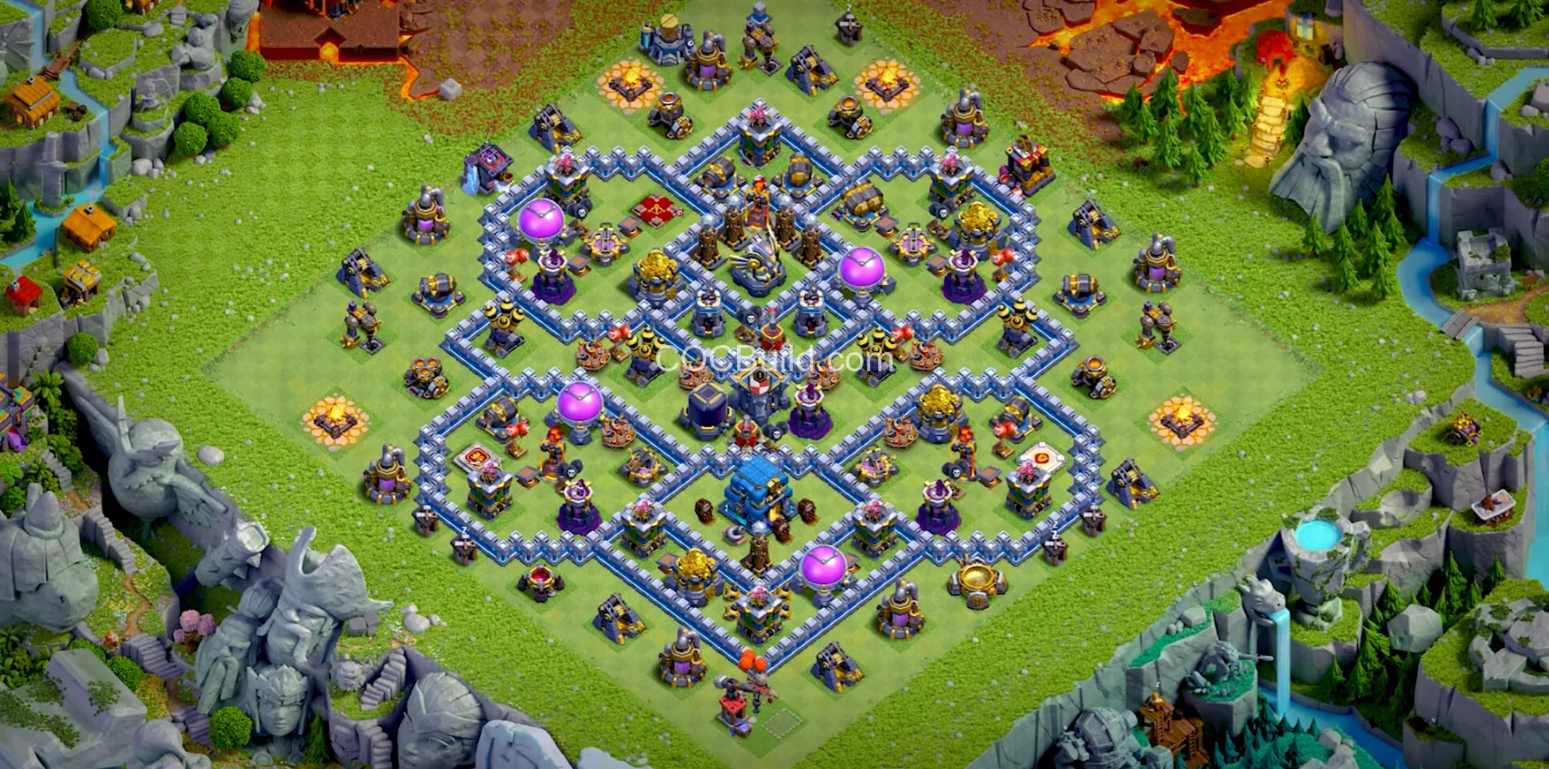Town Hall 12 Base Layout