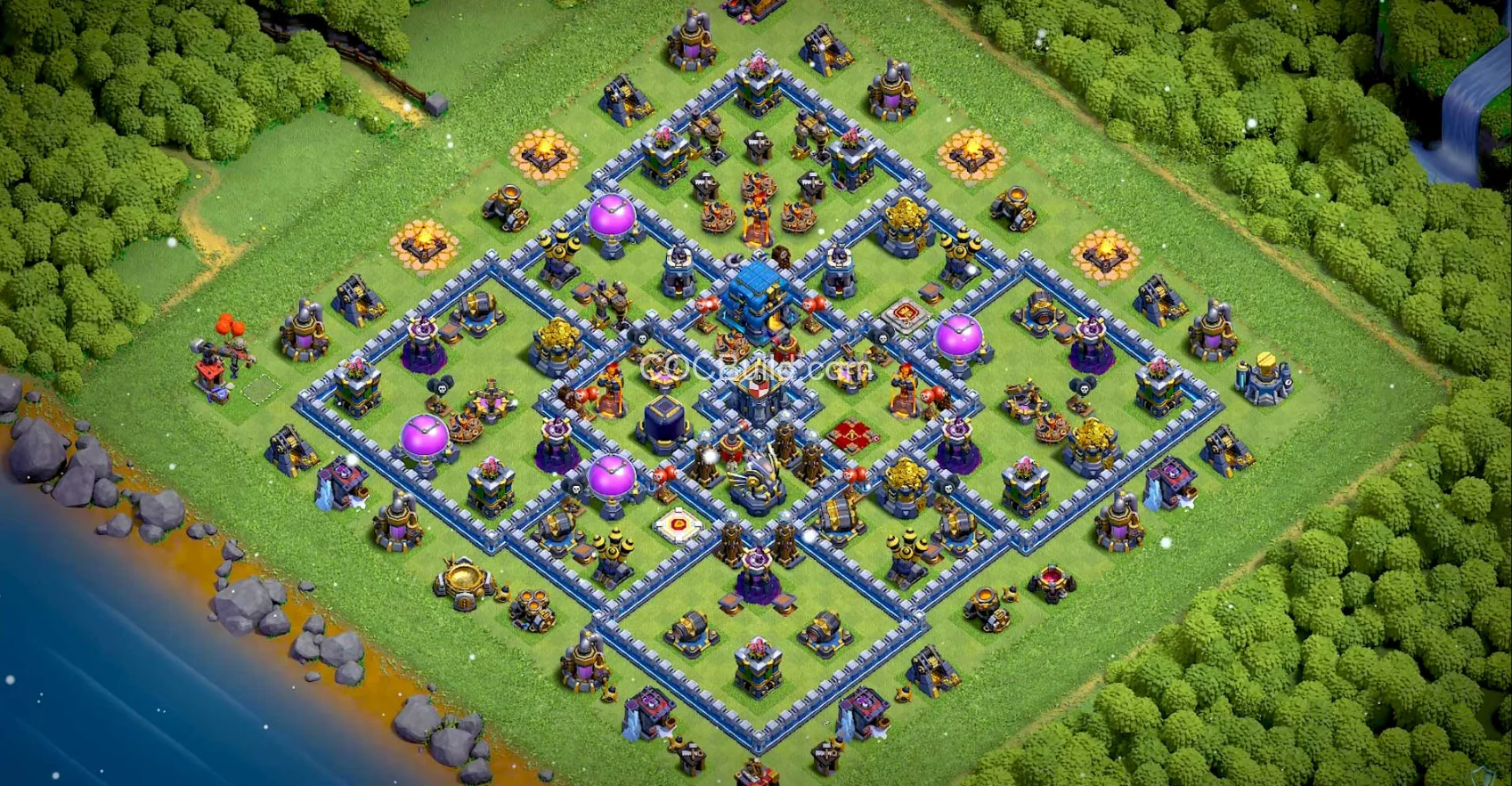 Town Hall 12 Base Layout