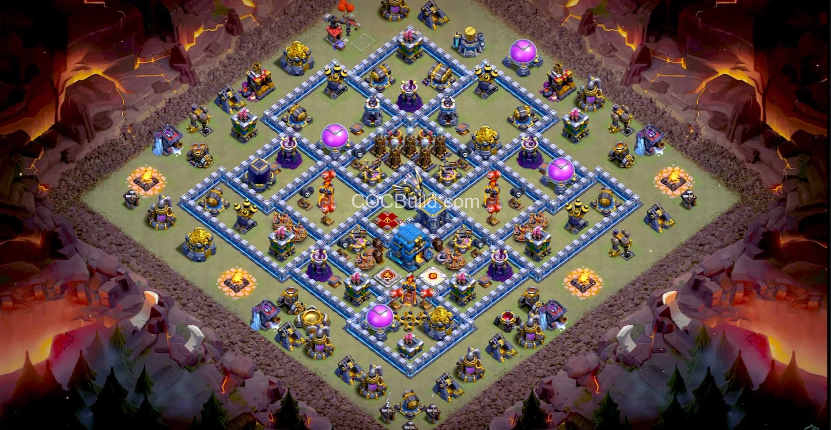 Town Hall 12 Base Layout