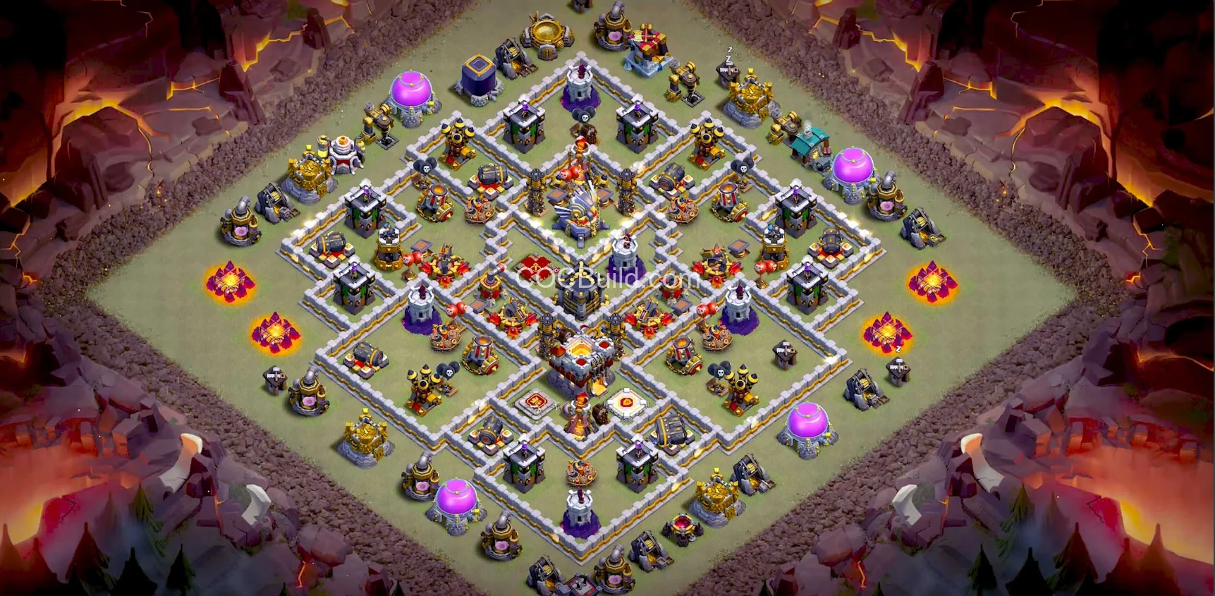 Town Hall 11 Base Layout