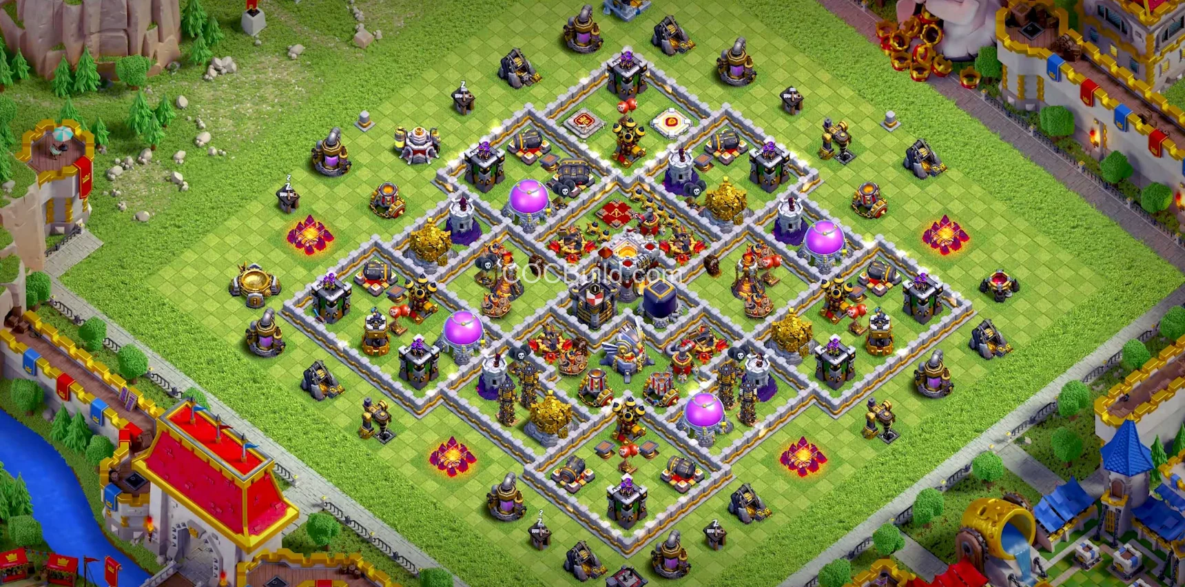 Town Hall 11 Base Layout