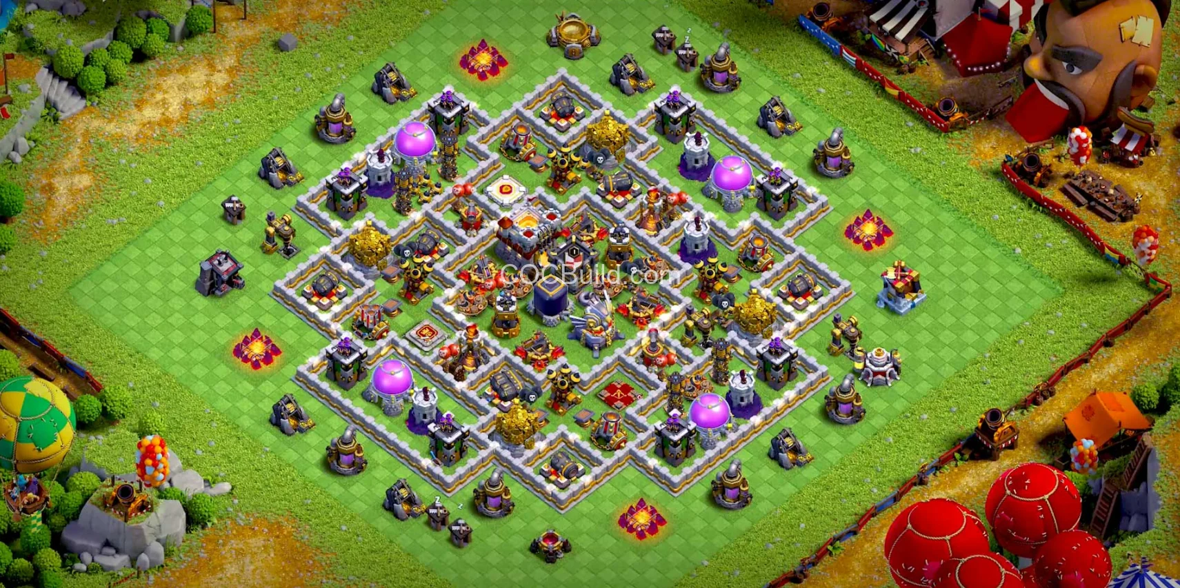 Town Hall 12 Base Layout