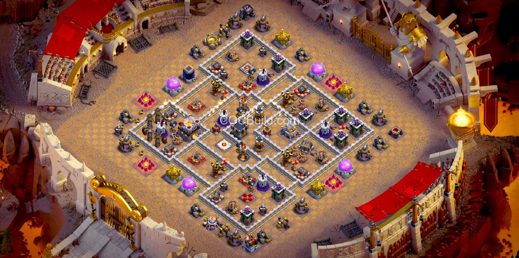 Town Hall 11 Base Layout