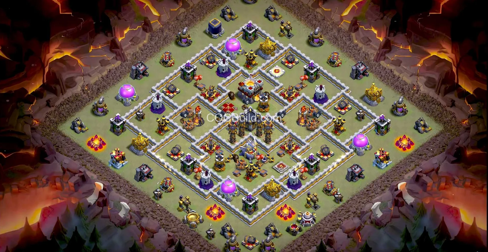 Town Hall 11 Base Layout